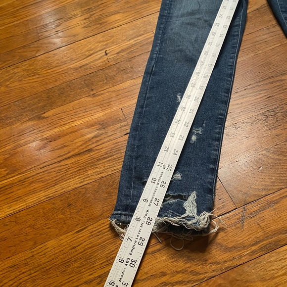 AGOLDE Los Angeles Premium Distressed Raw Hem Jeans – Size 27 - Picture 2 of 11